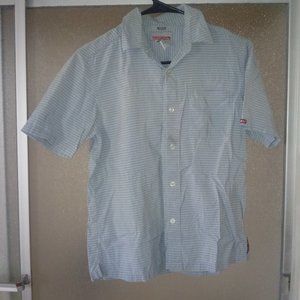 Quiksilver Boy's Button Down Dress Shirt M